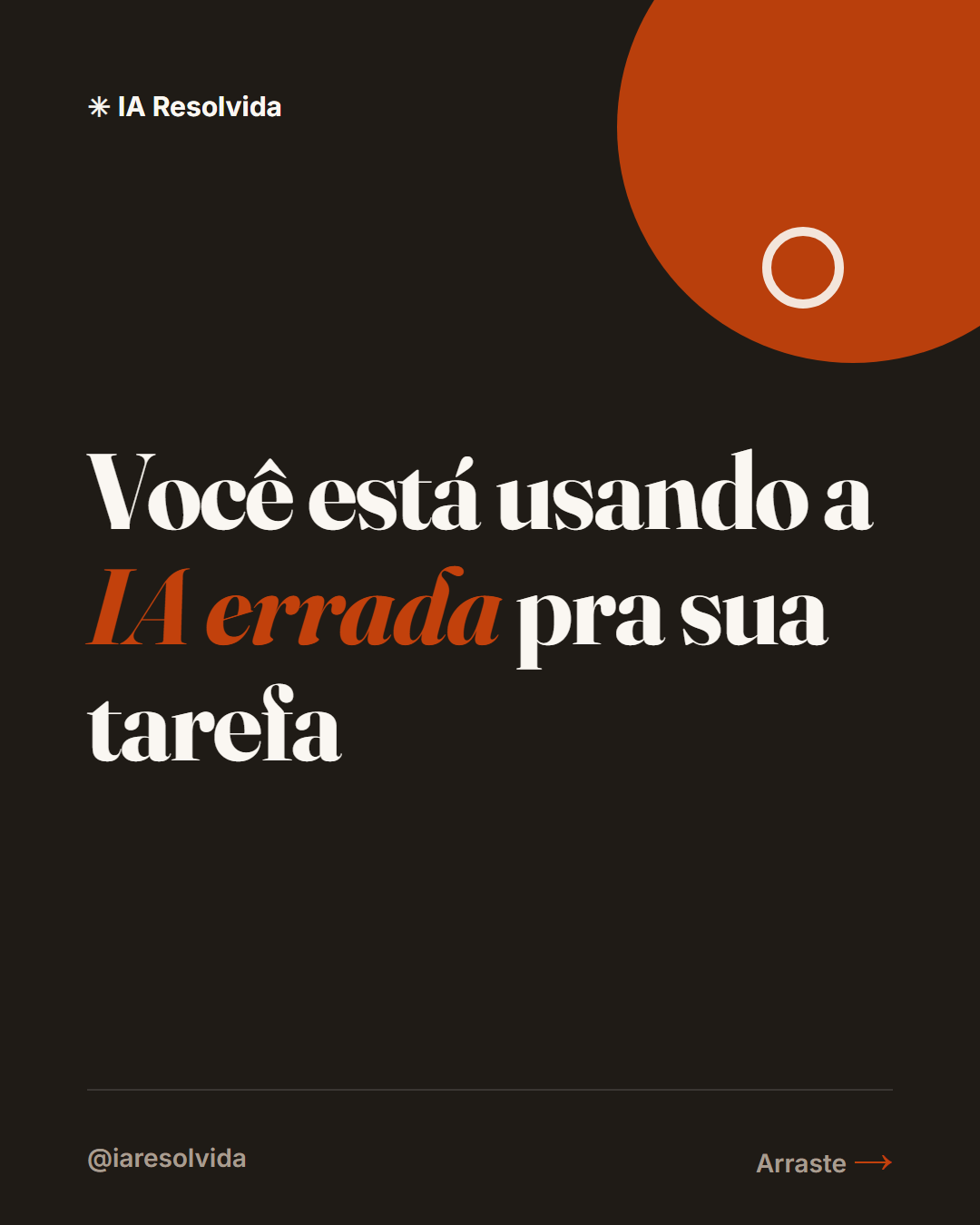 Você está usando a IA errada pra sua tarefa